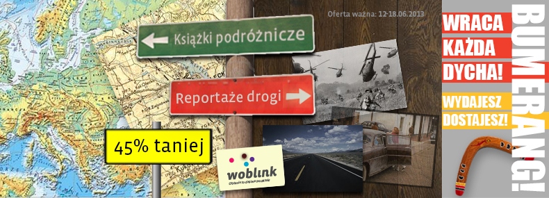 eBooki podróżnicze i reportaże do 45% taniej na woblink.com