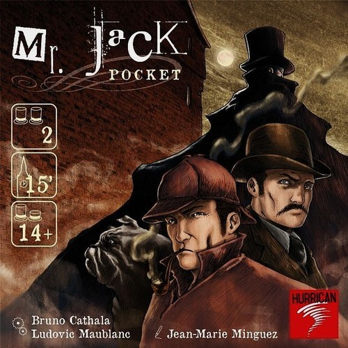 okładka Mr.Jack Pocketksiążka |  | Bruno Cathala, Ludovic Maublanc, Jean Minguez