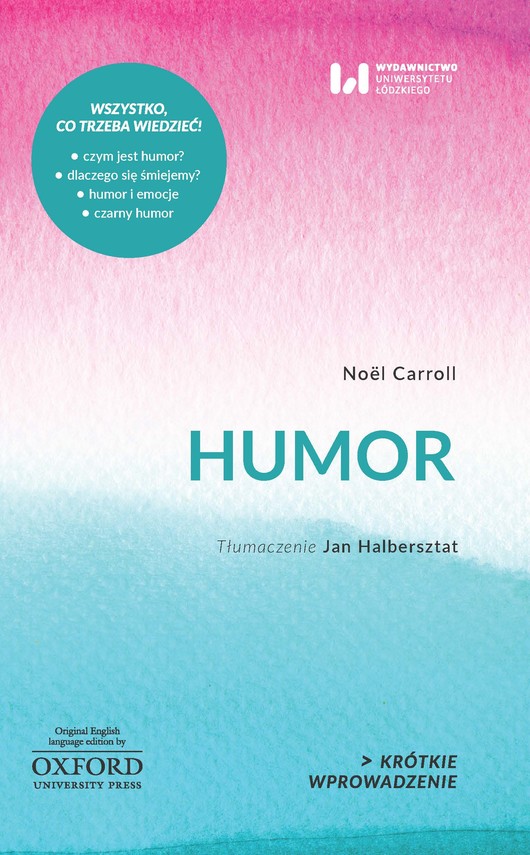okładka Humorebook | epub, mobi | Noël Carroll