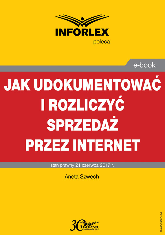 okładka Jak udokumentować i rozliczyć sprzedaż przez Internetebook | pdf | Aneta Szwęch