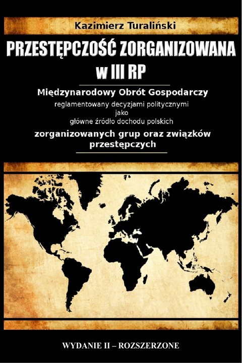 okładka Przestępczość zorganizowana w III RP ebook | pdf | Kazimierz Turaliński