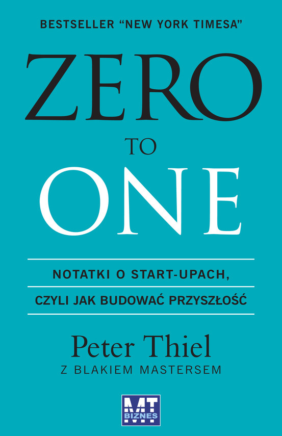okładka Zero to One ebook | epub, mobi | Peter Thiel, Blake Masters