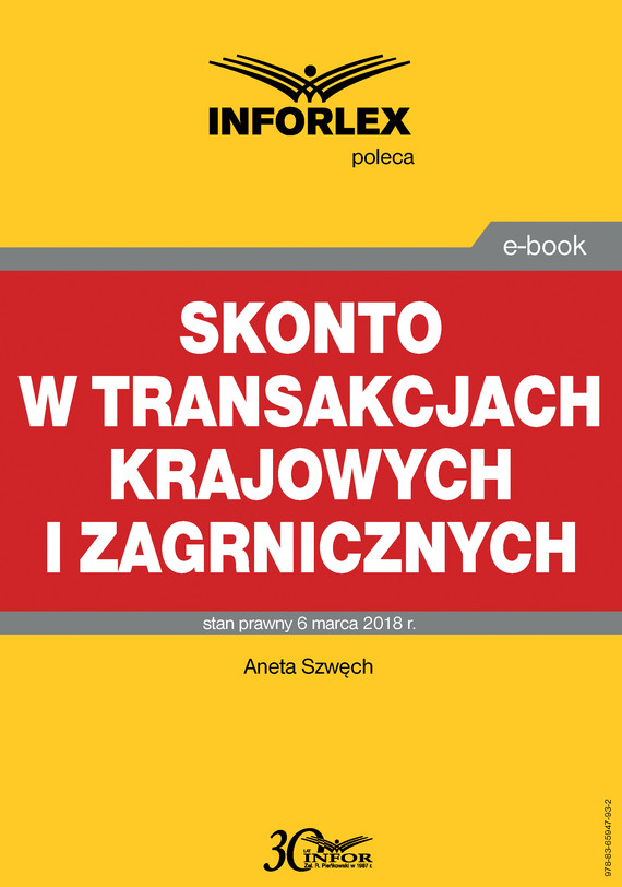 okładka Skonto w transakcjach krajowych i zagranicznychebook | pdf | Aneta Szwęch