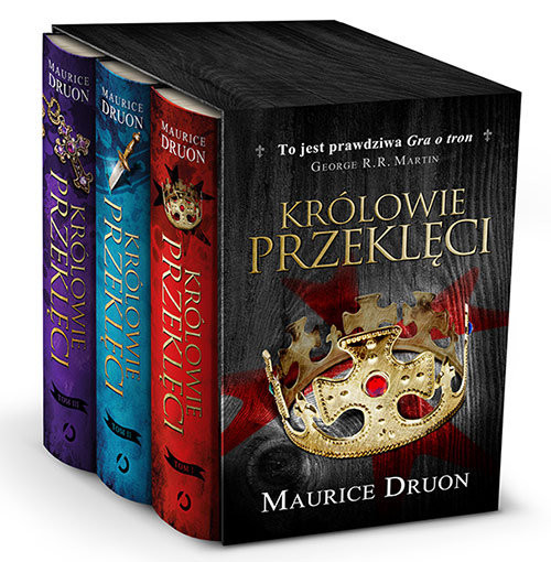 okładka Królowie przeklęci, pakiet t. 1-3 książka | Maurice Druon