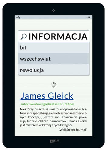 okładka Informacja. Bit, wszechświat, rewolucja książka | James Gleick