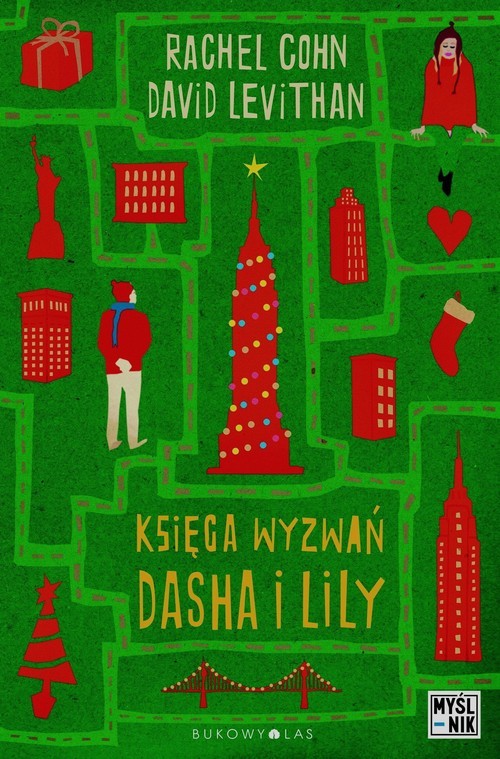 okładka Księga wyzwań Dasha i Lily książka | Rachel Cohn, David Levithan