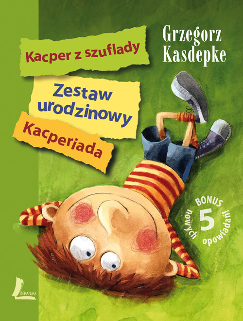 okładka Zestaw urodzinowy Kacper z szuflady Kacperiada książka | Grzegorz Kasdepke