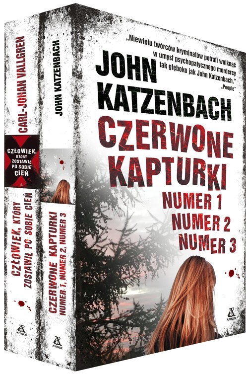 okładka Czerwone Kapturki / Człowiek który zostawił po sobie cień Pakiet książka | John Katzenbach