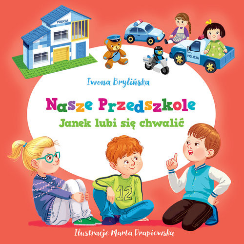 okładka Nasze przedszkole Janek lubi się chwalić książka | Iwona Brylińska