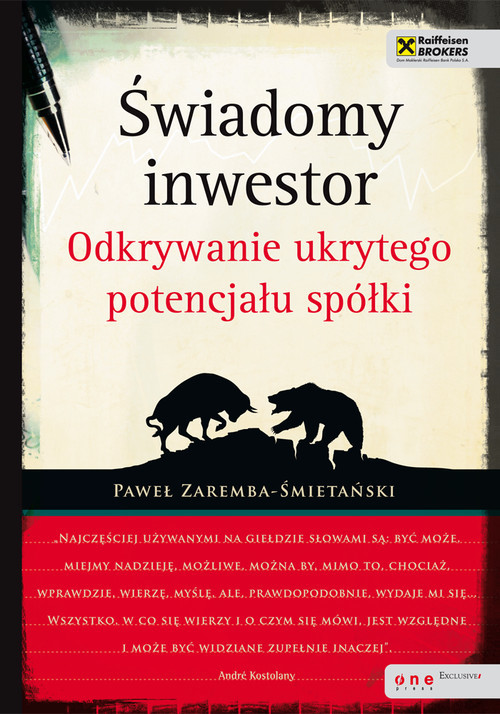 okładka Świadomy inwestor Odkrywanie ukrytego potencjału spółki książka | Zaremba-Śmietański Paweł