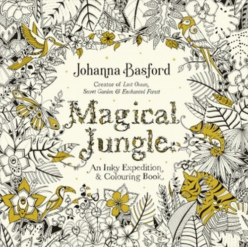 okładka Magical Jungle An Inky Expedition & Colouring Book książka | Johanna Basford