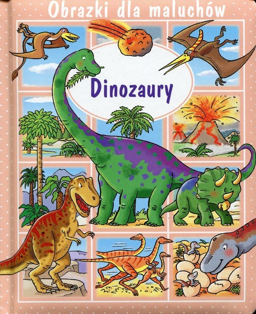 okładka Dinozaury Obrazki dla maluchów książka | Emilie Beaumont