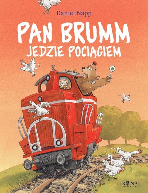 okładka Pan Brumm jedzie pociągiem książka | Napp Daniel