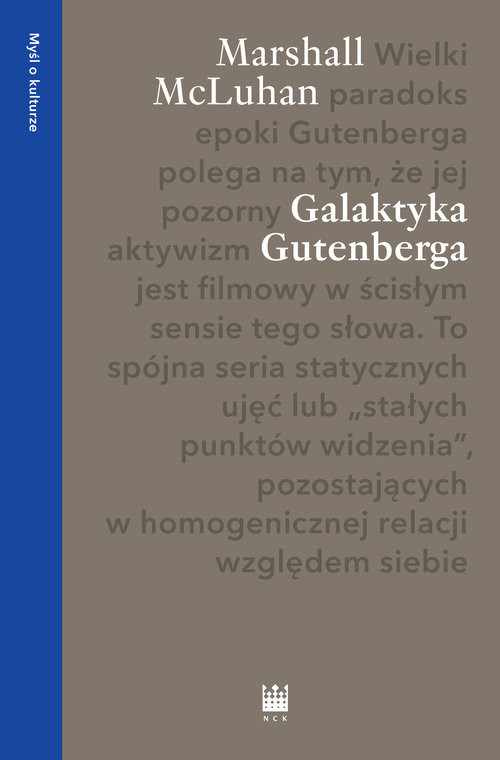okładka Galaktyka Gutenberga książka | Herbert Marshall McLuhan