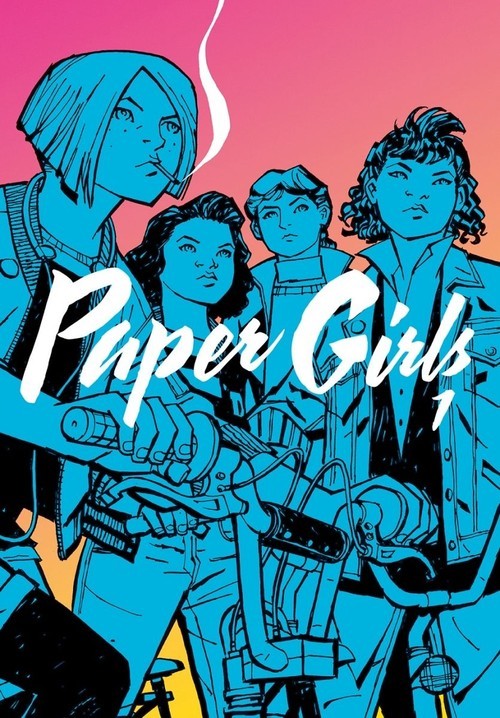 okładka Paper Girls 1 książka | Brian K. Vaughan, Cliff Chiang