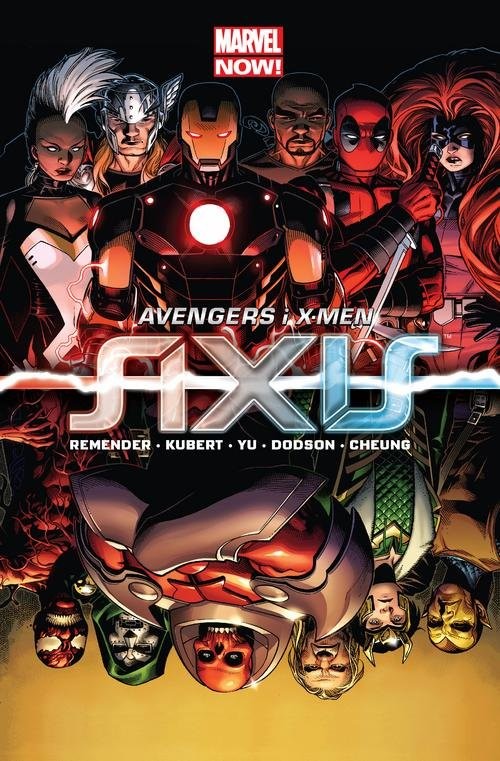 okładka Avengers i X-Men Axis książka | Rick Remender, Adam Kubert, Leinil FrancisYu, Terry Dodson, Jim Cheung