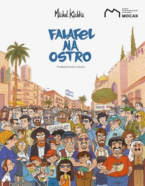 okładka Falafel na ostro książka | Kichka Michel