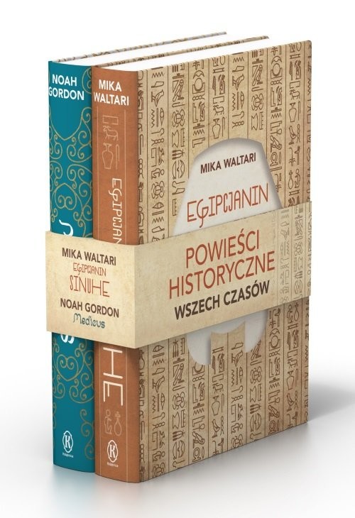 okładka Powieści historyczne Medicus / Egipcjanin Sinuhe Pakietksiążka |  | Noah Gordon, Mika Waltari