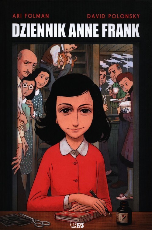 okładka Dziennik Anne Frank książka | Ari Folman, David Polonsky