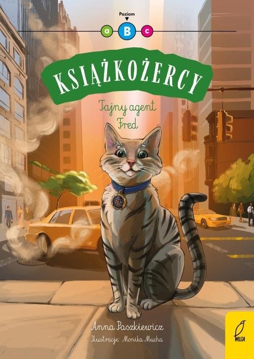 okładka Książkożercy Tajny agent Fred Poziom B książka | Anna Paszkiewicz