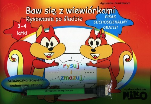 okładka Baw się z wiewiórkami Rysowanie po śladzieksiążka |  | Agnieszka Paszkiewicz