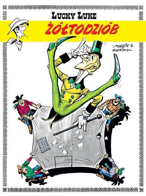 okładka Lucky Luke Żółtodziób książka | René Goscinny