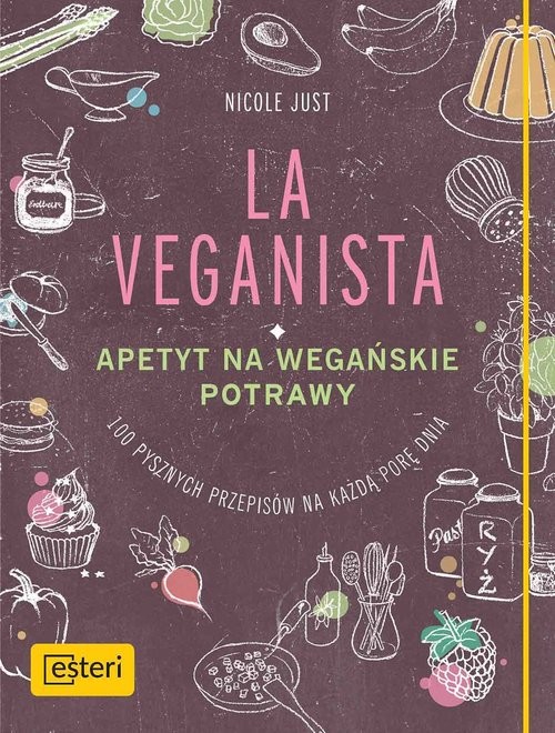 okładka La Veganista Apetyt na wegańskie potrawy 100 pysznych przepisów na każdą porę dnia książka | Just Nicole