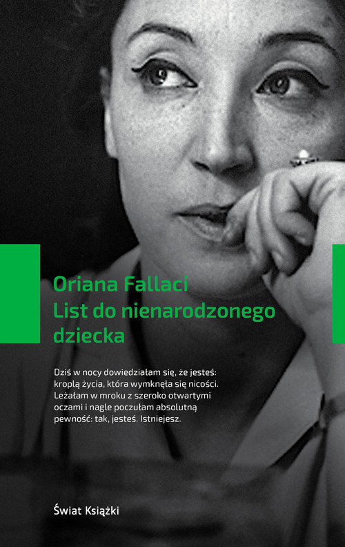 okładka List do nienarodzonego dziecka książka | Oriana Fallaci