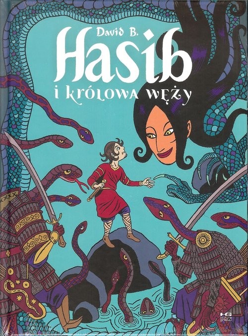 okładka Hasib i królowa węży książka | David B.