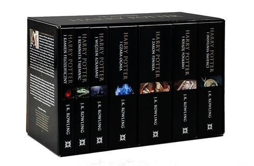 okładka Harry Potter siedmiopak książka | J.K. Rowling