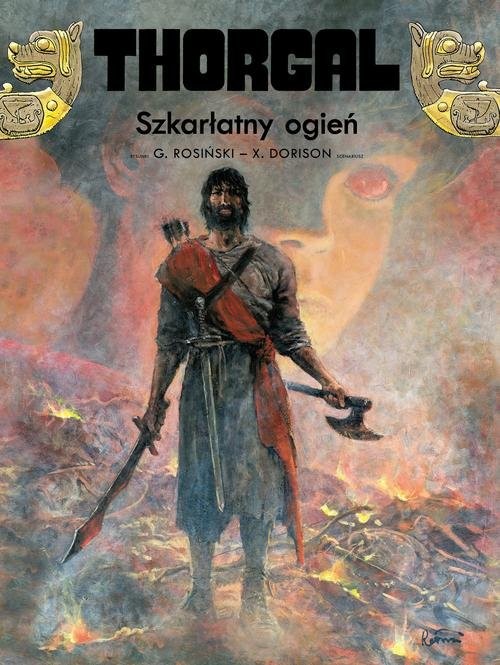 okładka Thorgal Tom 35 Szkarłatny ogień książka | Xavier Dorison