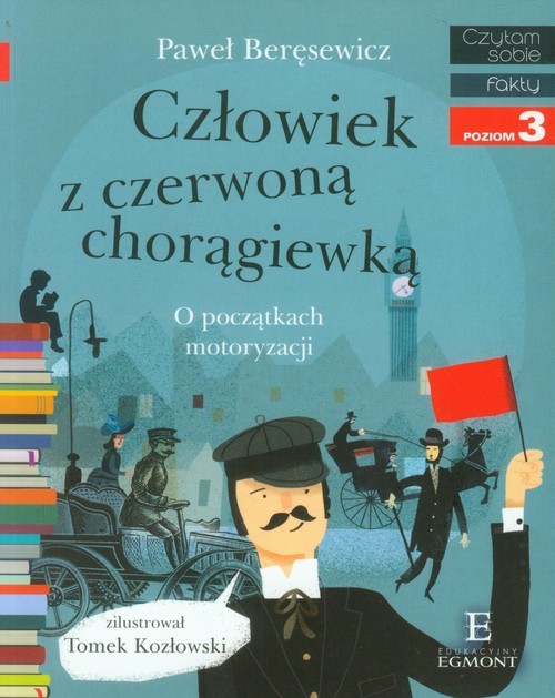 okładka Człowiek z czerwoną chorągiewką poziom 3 książka | Paweł Beręsewicz