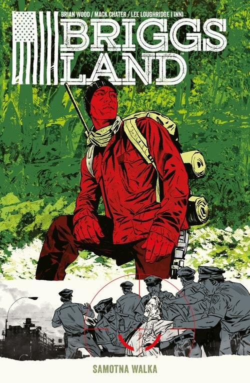 okładka Briggs Land Tom 2 Samotna walka książka | Brian Wood, Mack Chater, Vanesa R. DelRey, Werther Dell’Edera