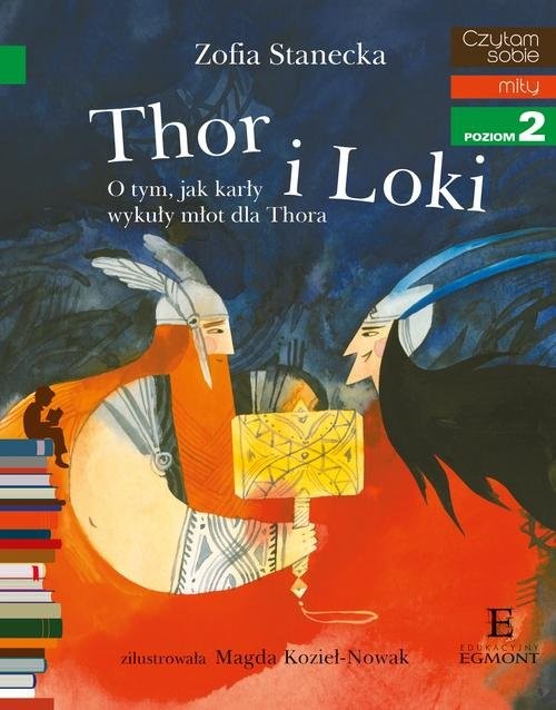 okładka Czytam sobie Thor i Loki poziom 2 książka | Zofia Stanecka