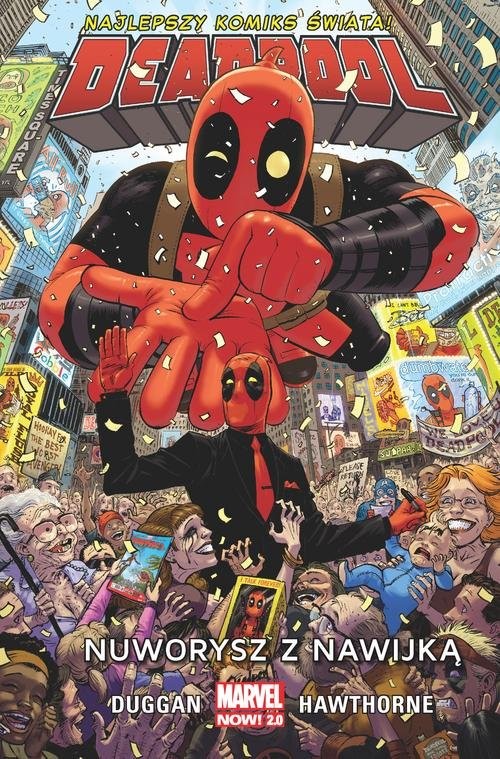 okładka Deadpool Tom 1 Nuworysz z nawijką książka | Gerry Duggan