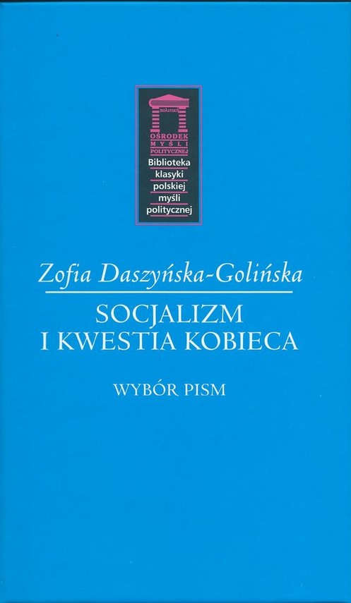 okładka Socjalizm i kwestia kobieca Wybór pism książka | Zofia Daszyńska-Golińska