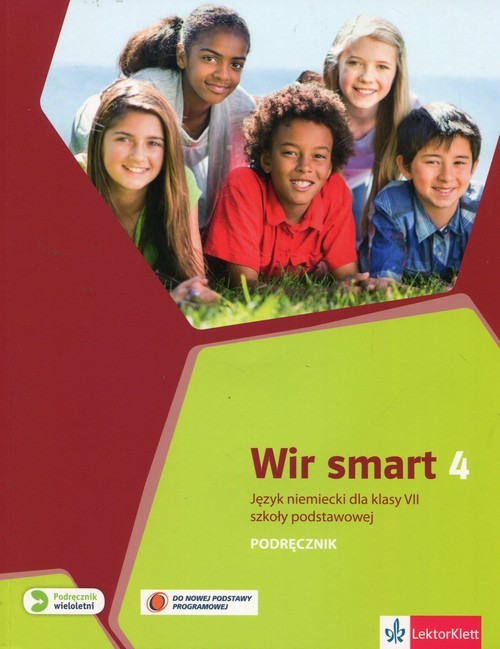 Wir Smart Język niemiecki 4 Podręcznik dla klasy VII z płytą CD Szkoła podstawowa