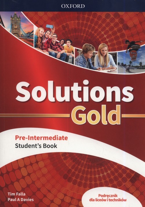 Solutions Gold Pre-Intermediate Podręcznik Szkoła ponadpodstawowa i ponadgimnazjalna
