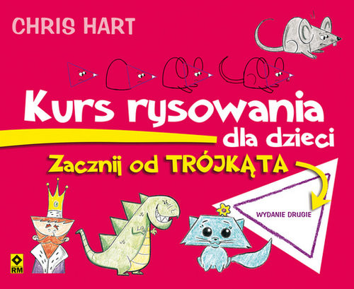 okładka Kurs rysowania dla dzieci Zacznij od trójkąta książka | Christopher Hart