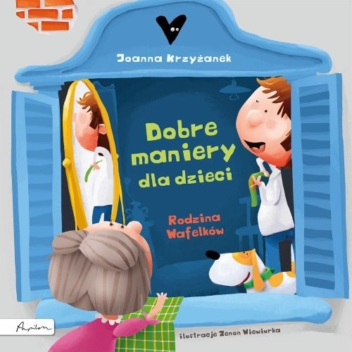 okładka Dobre maniery dla dzieci Rodzina Wafelków książka | Joanna Krzyżanek