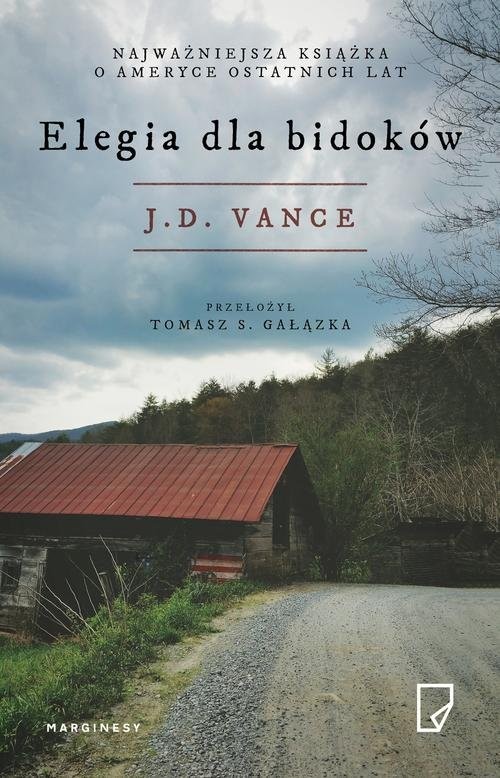 okładka Elegia dla bidoków książka | J. D. Vance