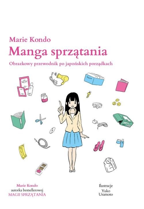 okładka Manga sprzątania książka | Marie Kondo