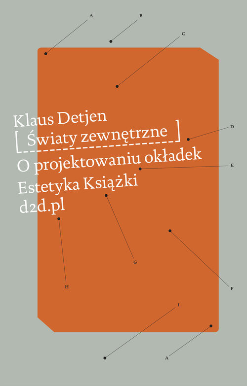 okładka Światy zewnętrzne O projektowaniu okładek książka | Detjen Klaus