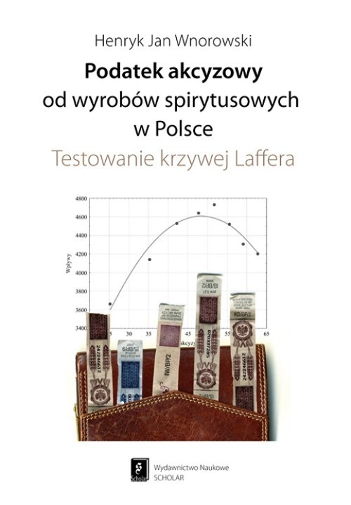 okładka Podatek akcyzowy od wyrobów spirytusowych w Polsce Testowanie krzywej Laffera książka | Henryk Jan Wnorowski