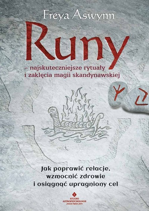 okładka Runy najskuteczniejsze rytuały i zaklęcia magii skandynawskiej książka | Aswynn Freya