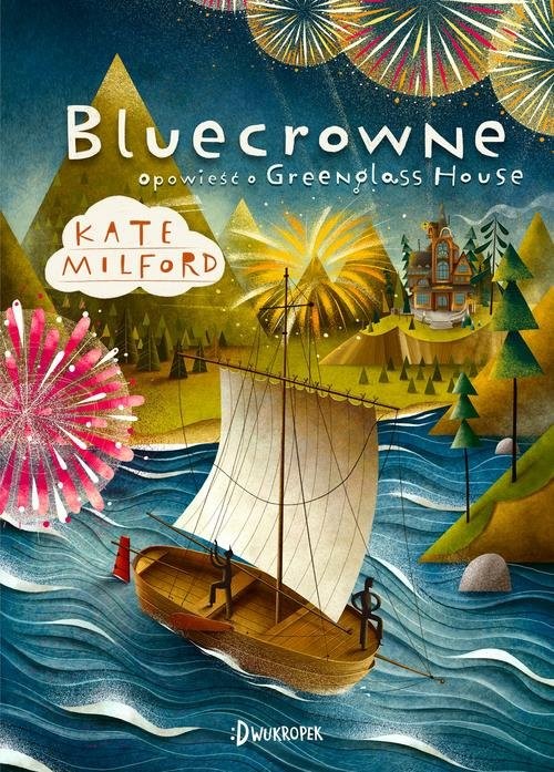 okładka Bluecrowne Opowieść o Greenglass House Tom 3 książka | Kate Milford