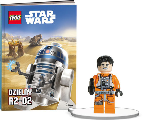 Książka do czytania Lego Star Wars Dzielny R2-D2 + minifigurka K ZKLNRD305/1