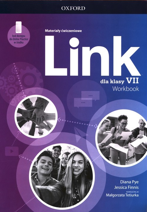 okładka Link 7 Materiały ćwiczeniowe z dostępem do Online Practice Szkoła podstawowaksiążka |  | Diana Pye, Jessica Finnis