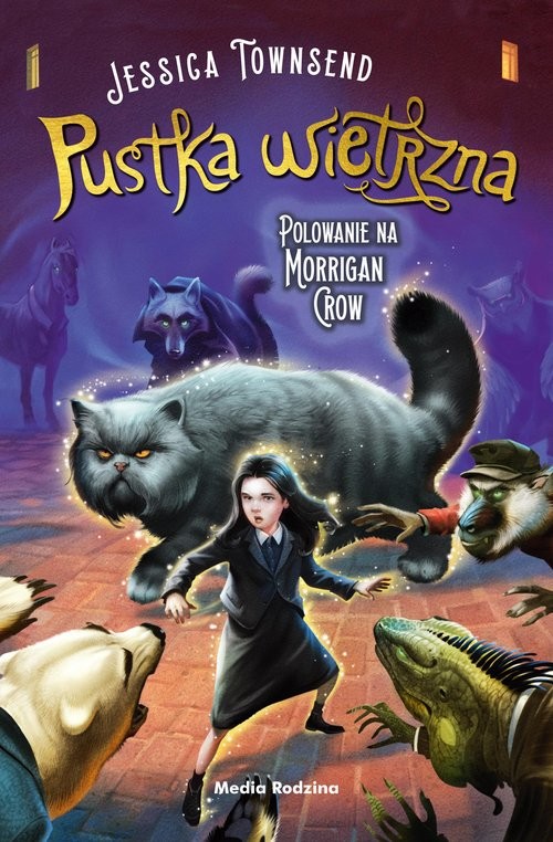 okładka Pustka wietrzna Polowanie na Morrigan Crow książka | Townsend Jessica