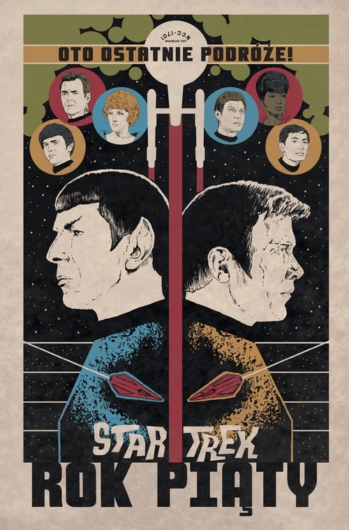 okładka Star Trek Tom 1 Rok piąty książka